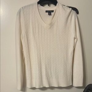 Designers Originals White V-Neck Sweater PM